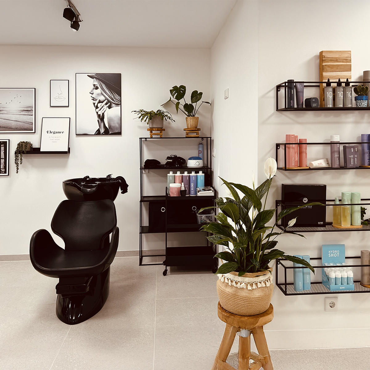 Waschbereich im Friseursalon Concetta in Düsseldorf